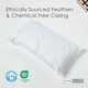 image 3 of Homescapes Luxury Duck Feather Cushion Pad Insert Inner 50 x 30 cm (20 x 12 inches) - Pack of 4 | White | 50 x 30 cm (20 x 12")