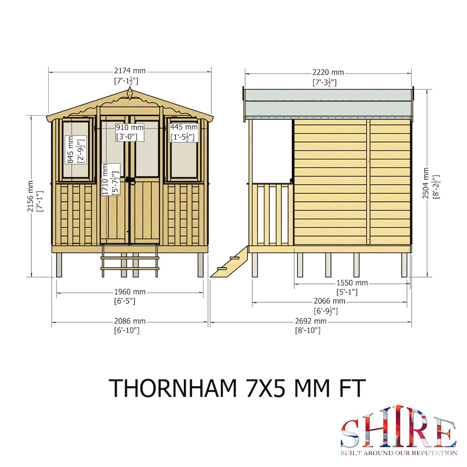image 1 of Thornham 7 x 7 Summerhouse