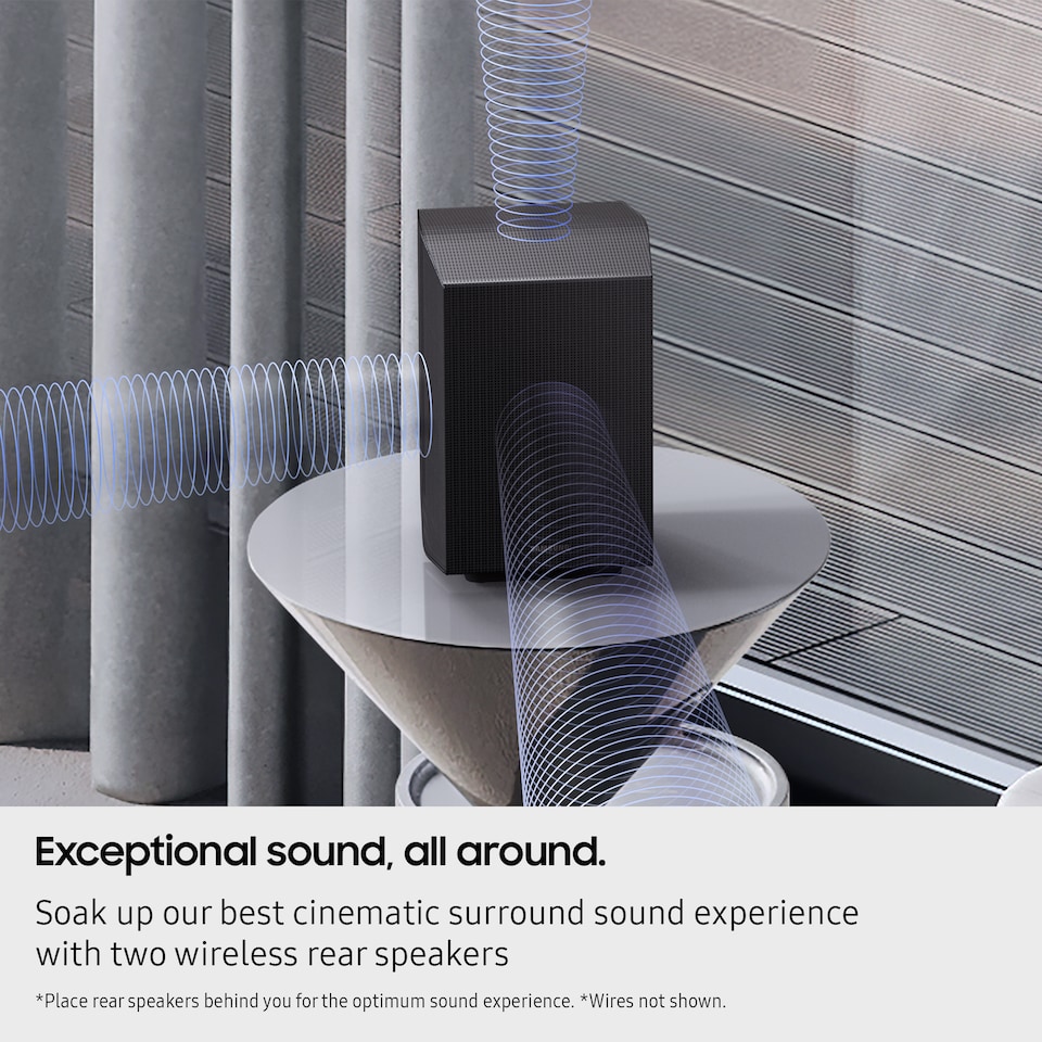 image 1 of Samsung HW-Q990F/XU, 11.1.4 channels, 756 W, DTS 5.1, DTS Express, DTS-HD Master Audio, DTS:X, Dolby Atmos, Dolby Digital Plus, Dolby TrueHD, 756 W, A | Black | Black