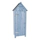 image 1 of Bideford Tall Garden Storage Unit Blue