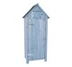 image 1 of Bideford Tall Garden Storage Unit Blue