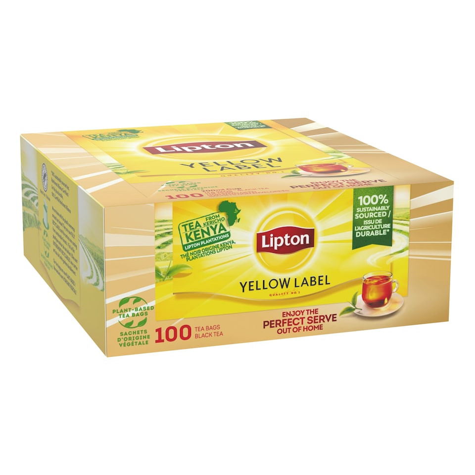 image 1 of Lipton Yellow Label Teabags, 100 Teabags (3 Pack)