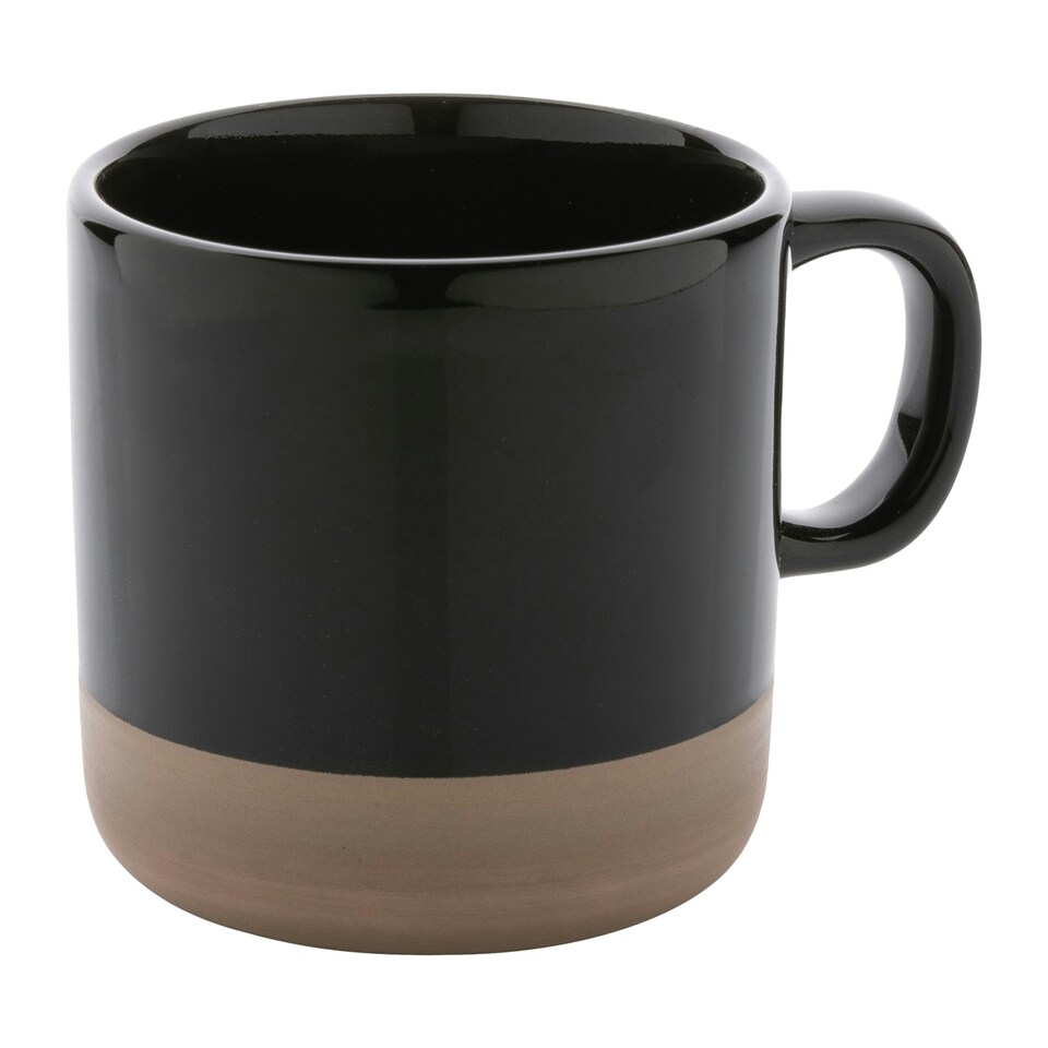 image 1 of XD Collection Glazed Ceramic 360ml Mug - Black - One Size