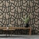 image 2 of Holden Décor Linear Swirl Wallpaper - Taupe - 10m x 53cm Brown
