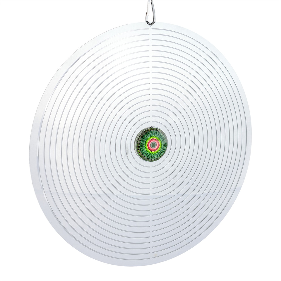 image 1 of Pisces Reflective Heron Pond Deterrent Spinner