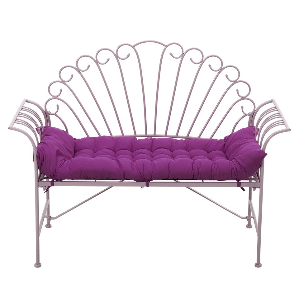 image 1 of Living and Home Thick Chaise Lounge Chair Cushion, Dark Purple-110cm | Purple