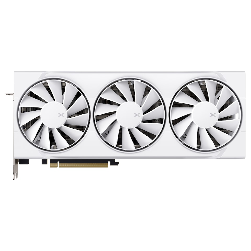 image 1 of XFX Swift AMD Radeon RX 9070 16GB OC Triple Fan Gaming Graphics Card White