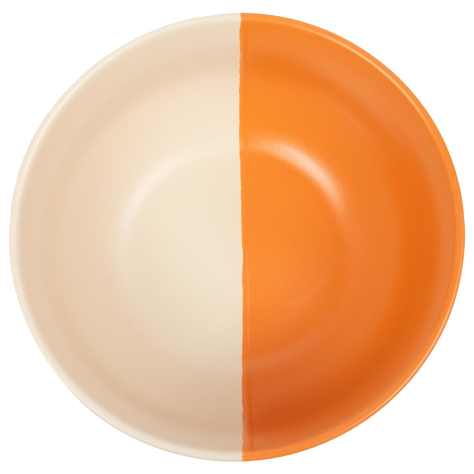 image 1 of Nicola Spring Dipped Stoneware Cereal Bowls - 16.5cm - Burnt Orange - Pack of 4 | Orange | Burnt Orange