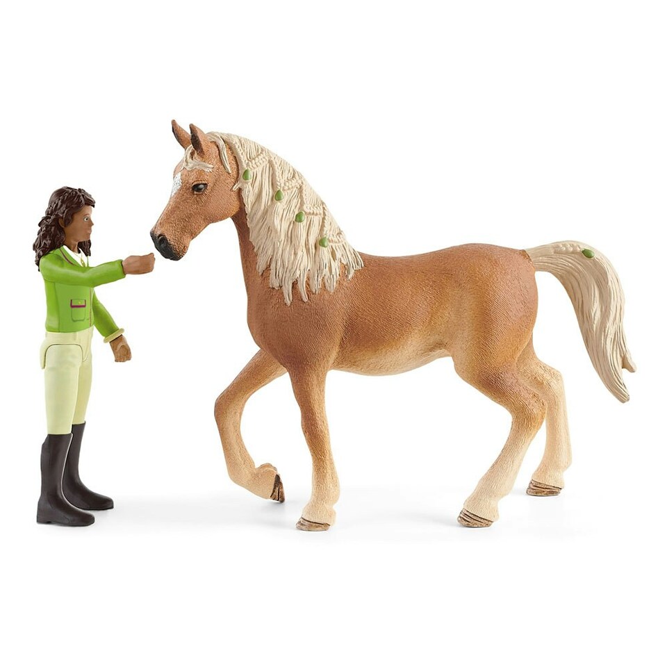 image 1 of SCHLEICH Horse Club Sarah & Mystery Toy Figure Set