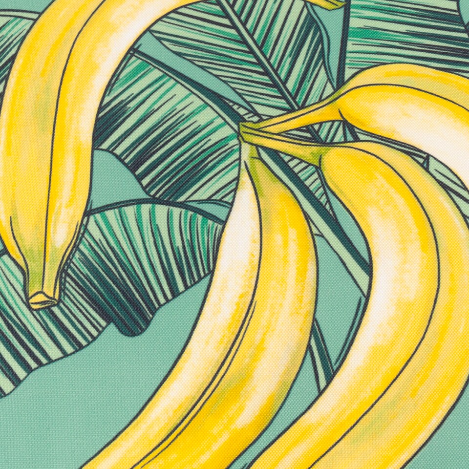 image 1 of Furn Anemone Bananas Printed Outdoor Cushion