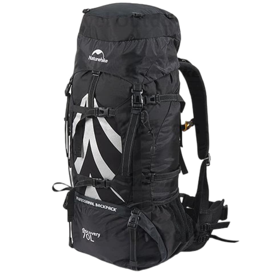 image 1 of 70L Professional Mountaineering Backpack | Black | Black
