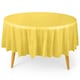 image 1 of Disposable Plastic Table Cover, Waterproof Tablecloth - 84 Inch