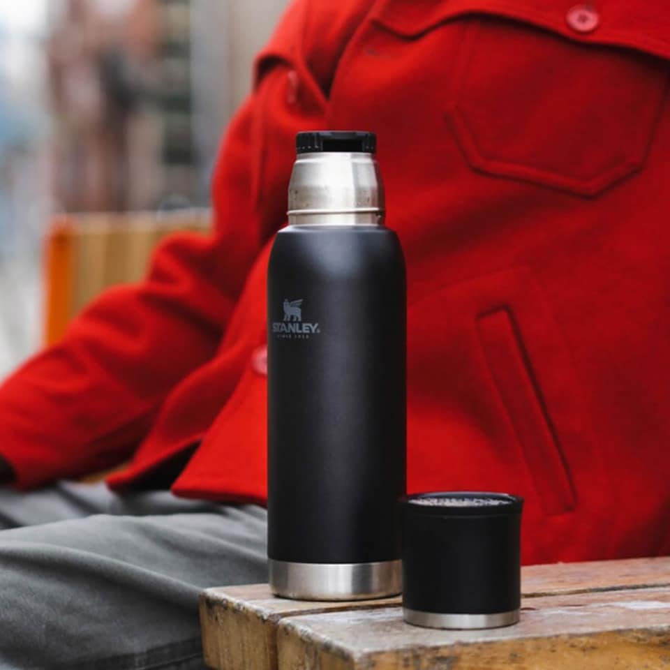 image 1 of Adventure To-Go Insulated Thermal Bottle 1.0L | White | White | 1