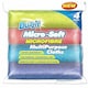 image 1 of Duzzit Micro-soft Microfibre Multipurpose Cloths Assorted Colours