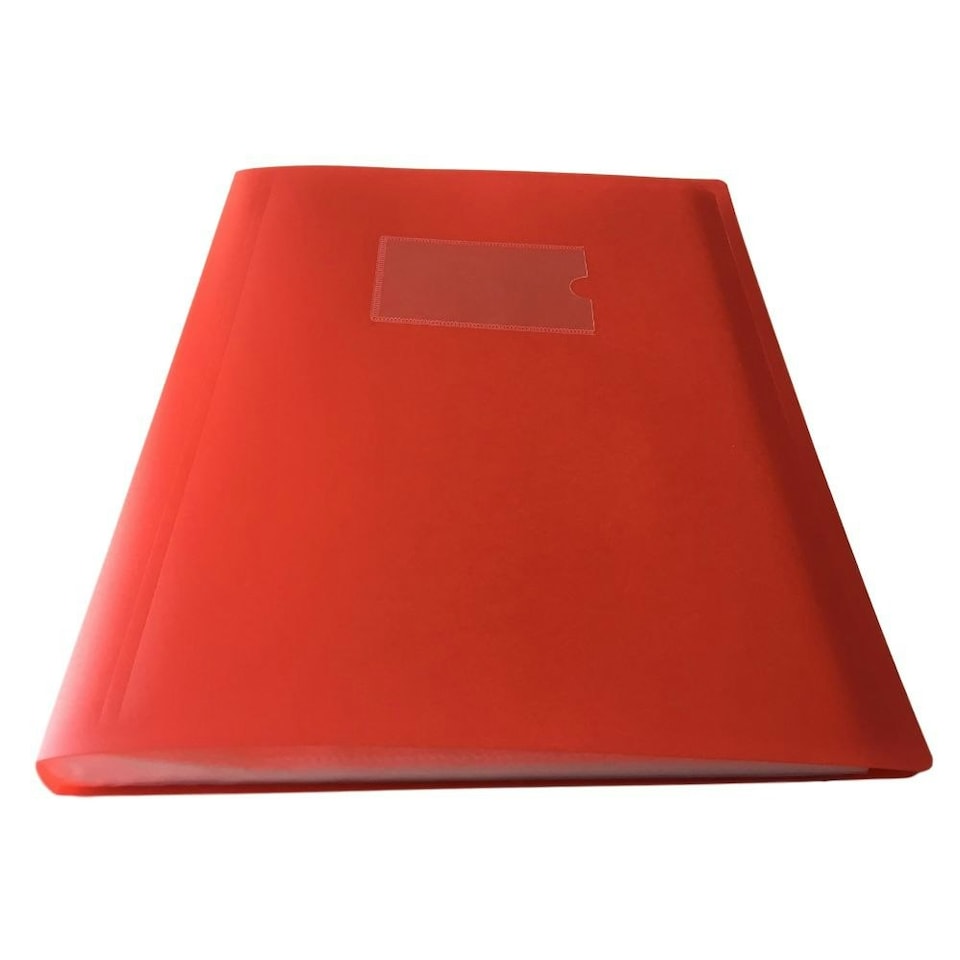 image 1 of A4 Red Flexible Cover 40 Pocket Display Book