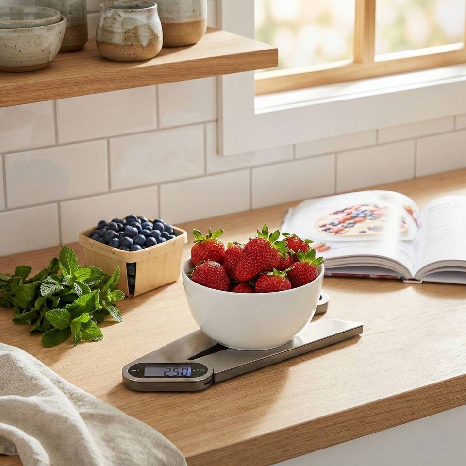 image 1 of Digital Kitchen Scale 5kg Stainless Steel LCD
