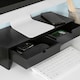 image 7 of SoBuy BBF02-SCH,Computer Monitor Stand Monitor Riser with 2 Drawers | Black | Black | 1
