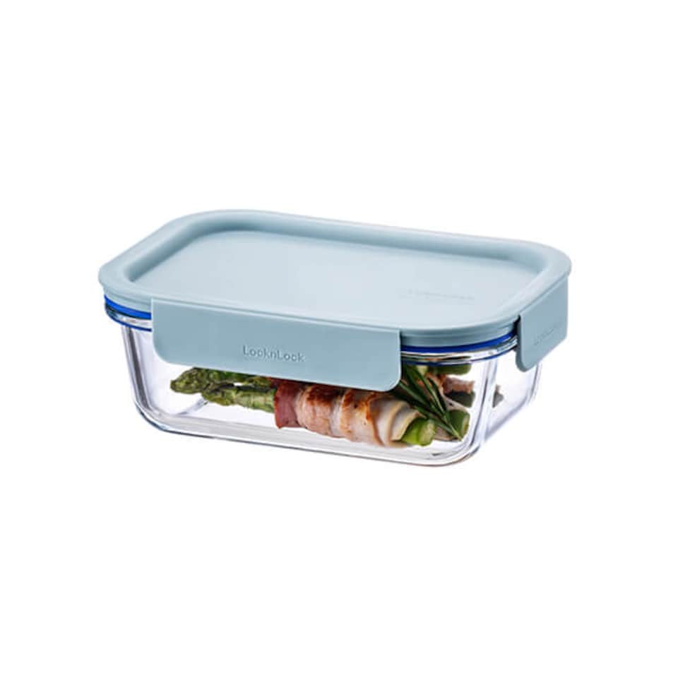image 1 of LocknLock Classic Plus 630ml Glass Rectangular Container