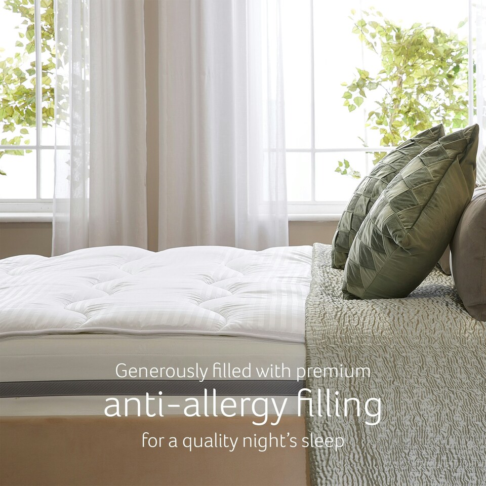 image 1 of Snuggledown Luxurious Hotel Anti Allergy Mattress Topper King