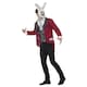 image 3 of White Rabbit Deluxe Fancy Dress Costume Adult Mens Large