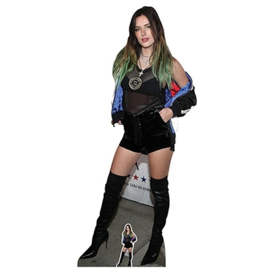 Bella Thorne Green Hair Lifesize Cardboard Cutout 172cm