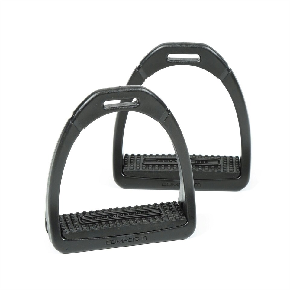 image 1 of Shires Compositi Premium Profile Stirrups Orange | Size: Adults
Colour: Orange