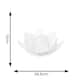 image 3 of ValueLights White Solar Powered Outdoor Waterlily Lotus Flower Decoration Garden Light
