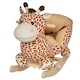 image 1 of HOMCOM Baby Rocking Horse Kids Ride on Giraffe Plush Toy W/ 32 Song Seat Belt
