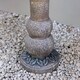 image 3 of Primrose Eden Leaf Design Decorative Grey Garden Bird Bath Table 62cm