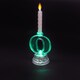 image 2 of Birthday Candle Number 0 Flashing Colour Changing with 4 Candle Clear