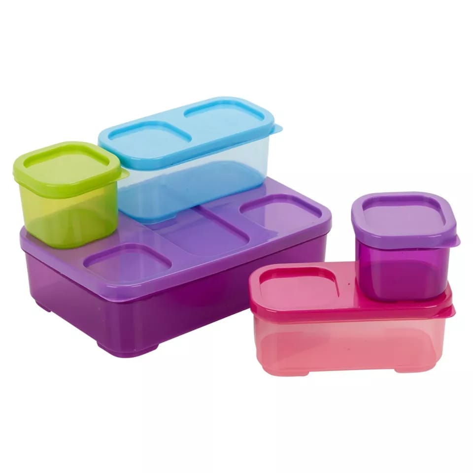 image 1 of Stackable Food Storage Box Set