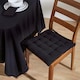 image 5 of Homescapes Black Cotton Tablecloth - 178 x 300 cm Black