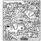 image 2 of Magic Painting Zoo - 18D Kids Activity & Sticker - PAPERBACK - 9781474948524 N/A | One Size
