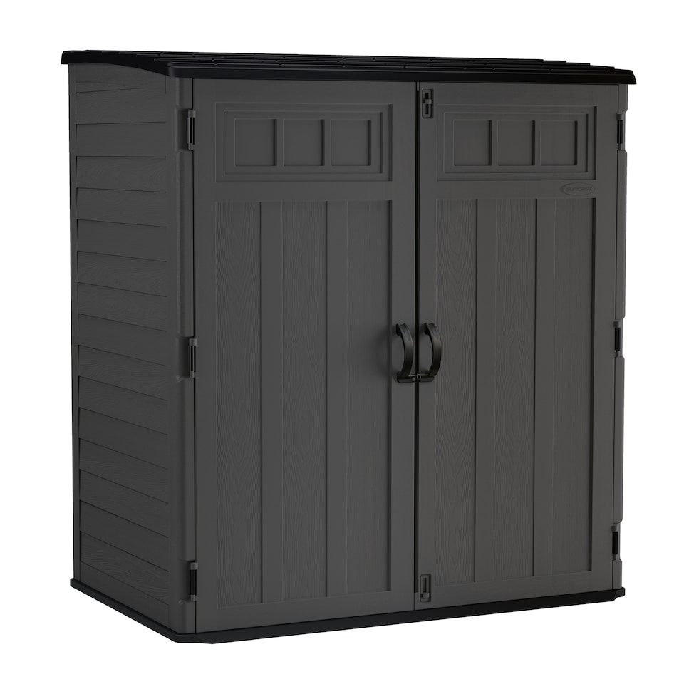 image 1 of Suncast Hamilton XL Storage Cabinet - Peppercorn Grey | Grey