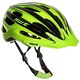 image 1 of AWE AweAir In Mould Adult Bike Helmet 55-58cm Black/Green Crash Guarantee* | Black | Green