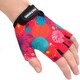 image 1 of Meteor Kids Bike Gloves – Breathable, Non-Slip, Padded for Comfort & Safety Pink | Pink Abstract | JR XS