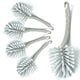 image 8 of Fantail Dish Brushes Firm Bristle Kitchen Washing Up Dish & Sink Scrubbers Long Handle - Pack of 5