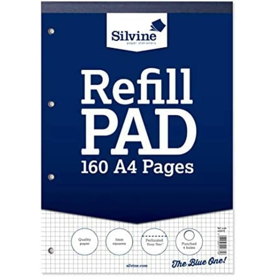 image 1 of 160 pages A4 Refill Pad (210 x 297mm)