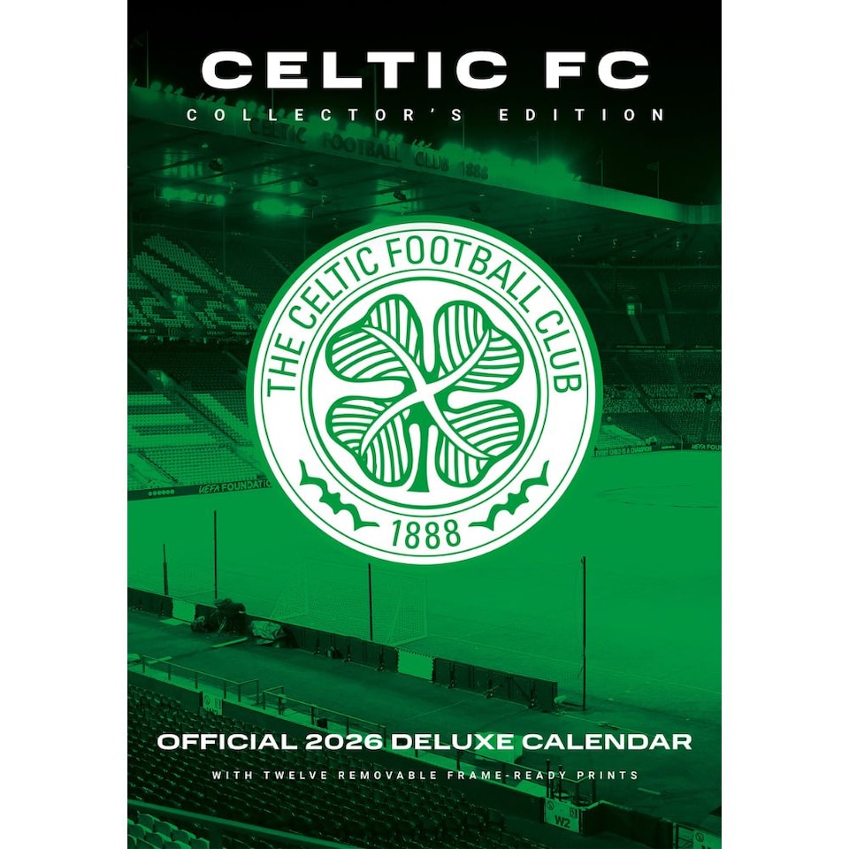 image 1 of CELTIC FC 2026 A3 DELUXE CALENDAR