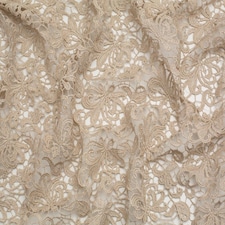 Minerva Core Range Gold Heavy Guipure Lace Fabric for Bridal, Dressmaking, 137cm / 53" Wide - per metre