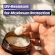 image 6 of Cosmetic Amber Glass Jar Set - UV Protection for Powder, Lotion and Cream