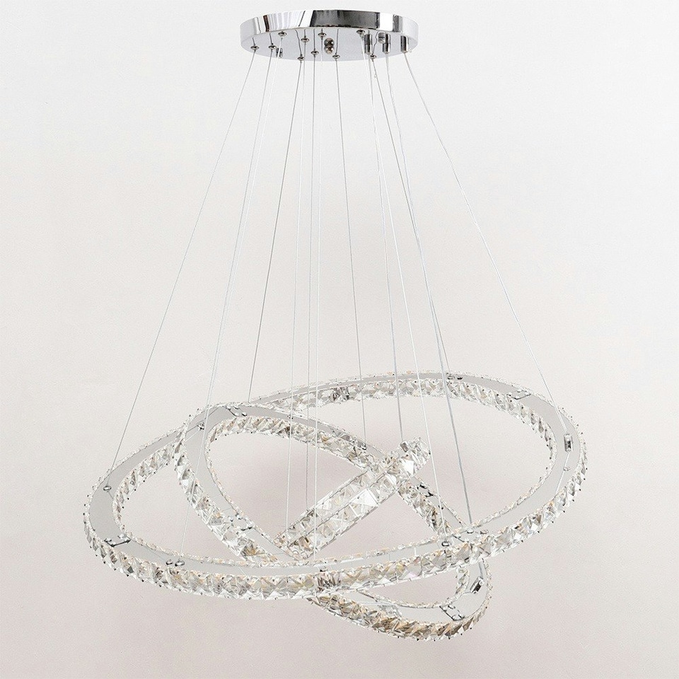 image 1 of Living and Home Modern Star Ring Adjustable LED Pendant Light