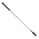 image 2 of Shires Plain Leather Horse Dressage Whip - Green - 26.5in