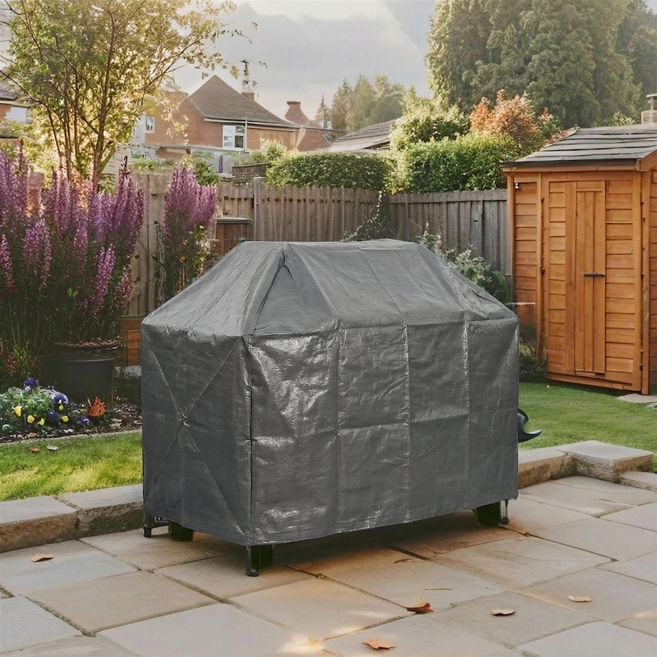 image 1 of Large 110cm Heavy Duty Polyester BBQ Grill Protective Waterproof