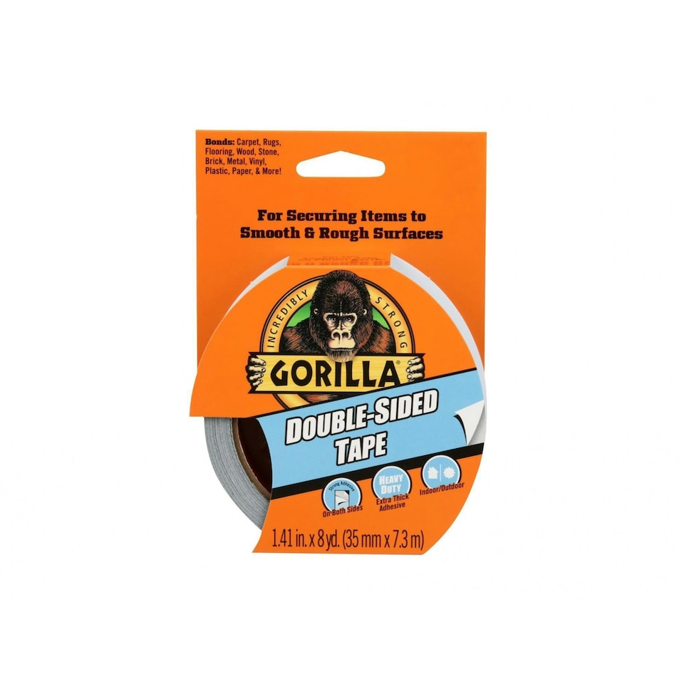 Gorilla Glue Double-sided Tape 35mm X 7.3m - Multi Colour - One Size