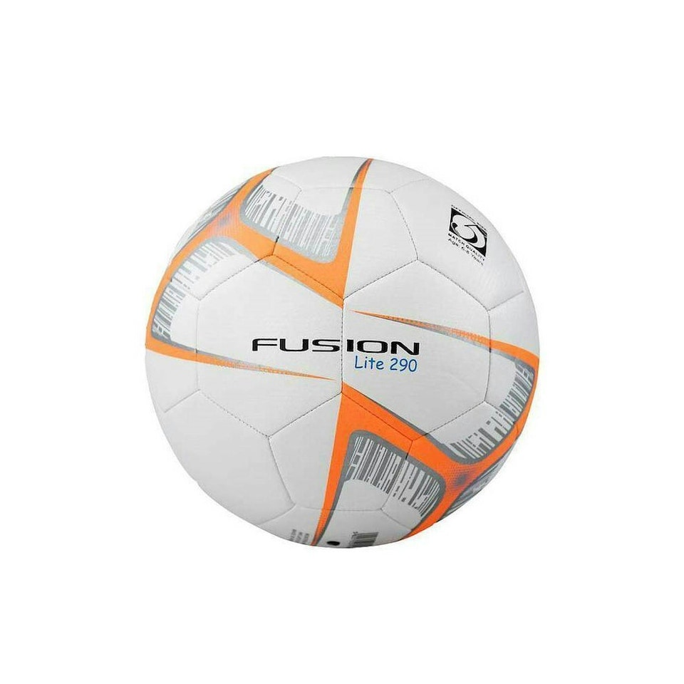 Precision Fusion Lite Football - White/Orange - 6-8 Years