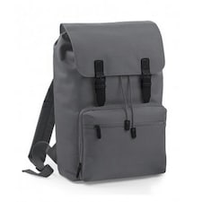 BagBase Vintage Laptop Backpack - Graphite/Black - One Size