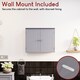 image 5 of Bath Vida Priano 2 Door Wall Mounted Bathroom Cabinet, Grey