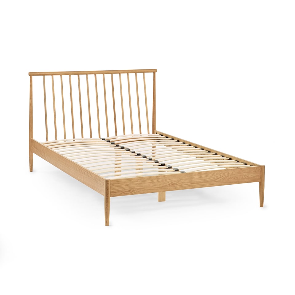 image 1 of Magnolia Oak Spindle Bed -  King (150cm)