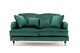 image 1 of Velvet Emerald Green 2 Seater Sofa ASHTON